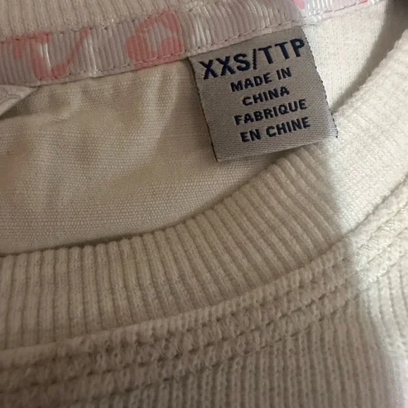 Tommy Bahama Tobago Bay Disney Cream Sweatshirt Size XXS - Picture 4 of 5